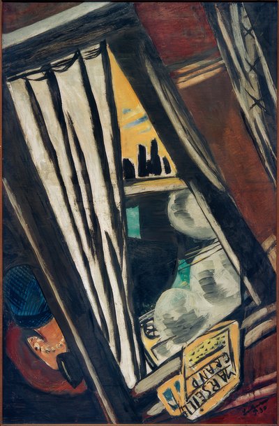 Golden Arrow: Vista dal finestrino del treno D da Max Beckmann
