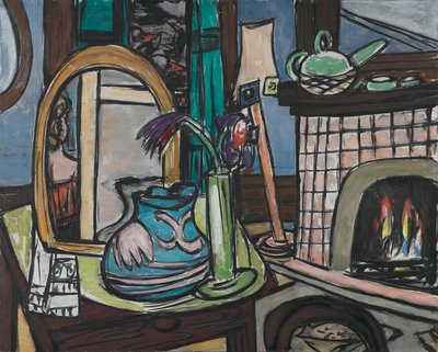Grande natura morta con piccioni da Max Beckmann