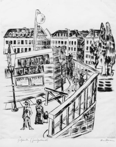 Ponte di legno da Max Beckmann
