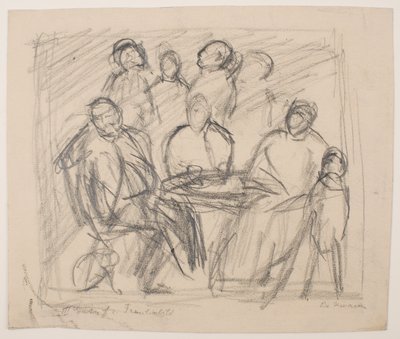 III [Terzo] Schizzo per ritratto di famiglia da Max Beckmann