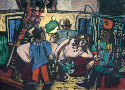 Nel carro degli artisti da Max Beckmann