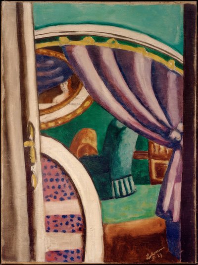 Interno viola (La poltrona verde) da Max Beckmann