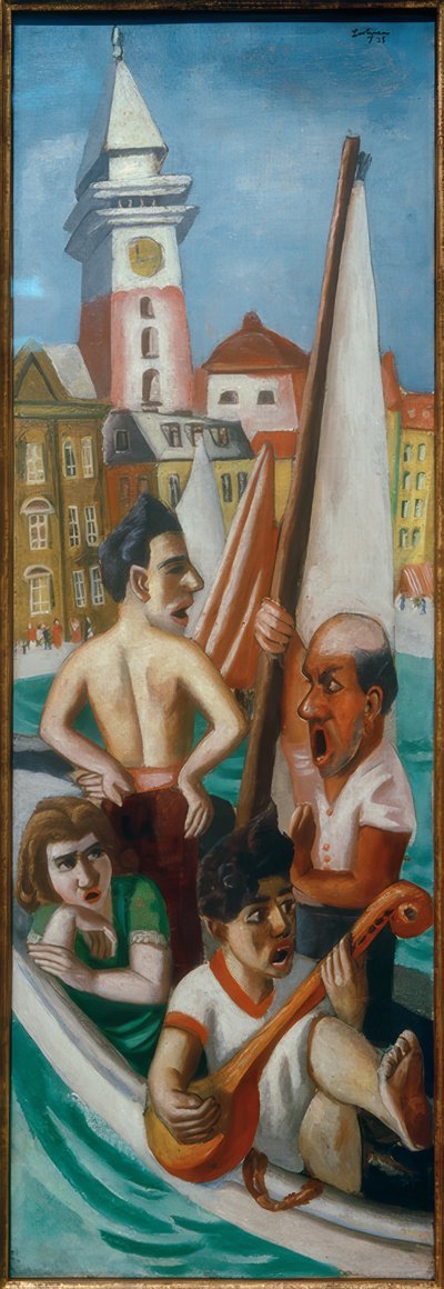 Fantasia italiana da Max Beckmann