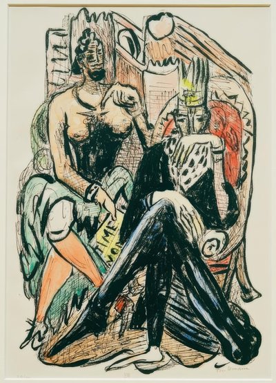 Re e demagogo da Max Beckmann