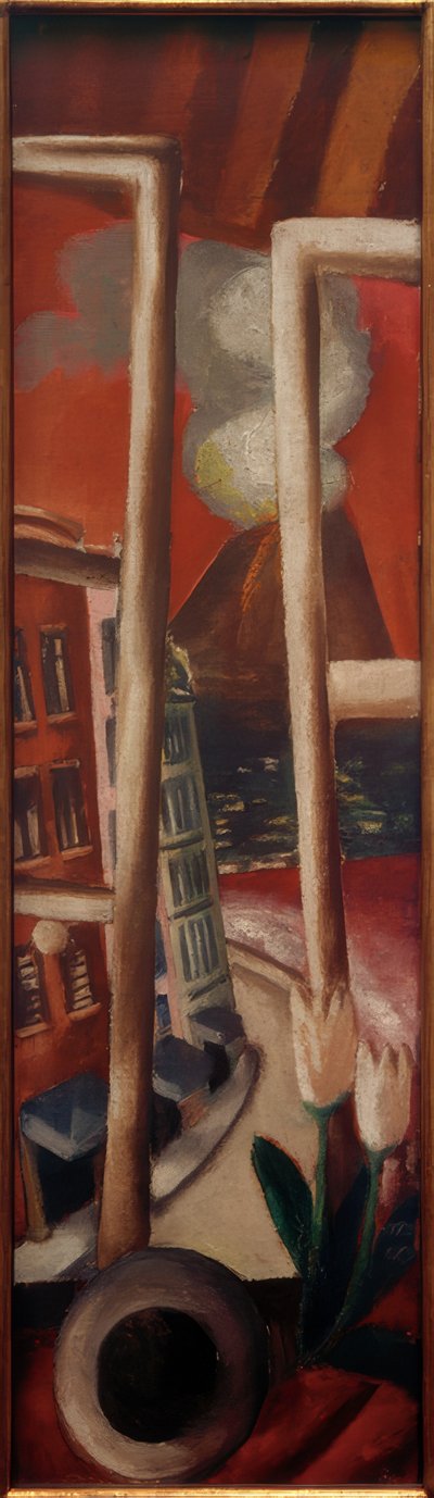 Paesaggio con Vesuvio da Max Beckmann