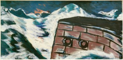 Molo durante la tempesta da Max Beckmann