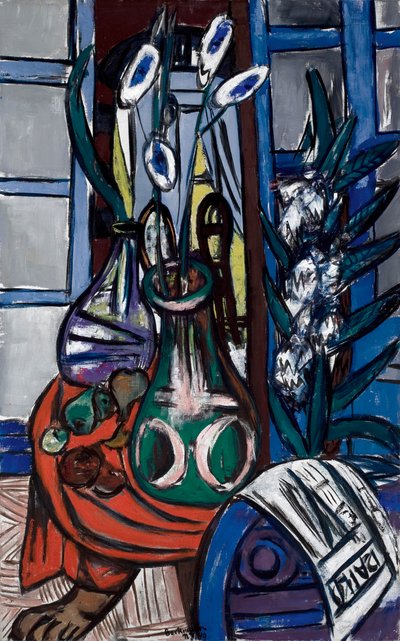 Grande natura morta interna (Blu) da Max Beckmann