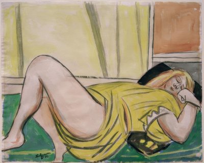 Sdraiata da Max Beckmann