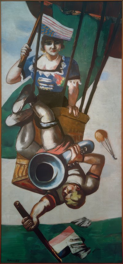 Acrobati aerei da Max Beckmann
