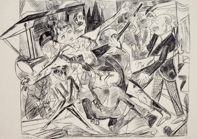 Martirio, di Max Beckmann (1884-1950), incisione. Germania, 20° secolo da Max Beckmann