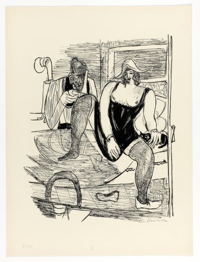 Mattina, tavola 11 da Day and Dream da Max Beckmann