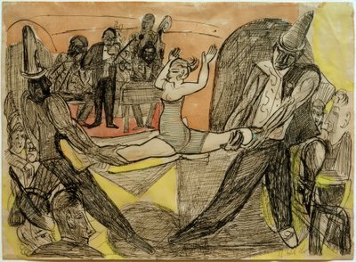 Nightclub a New York da Max Beckmann