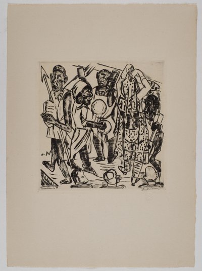 «Danza nera» da Max Beckmann