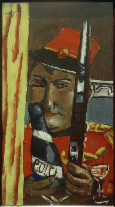 Soldato peruviano vuole bere da Max Beckmann
