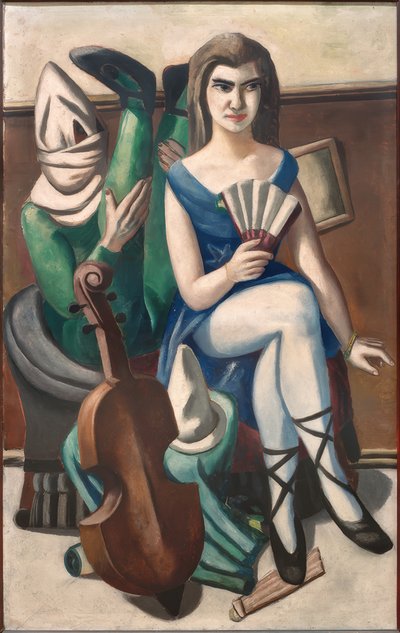 Pierrette e Clown da Max Beckmann