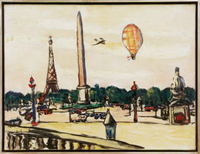 Place de la Concorde di giorno da Max Beckmann
