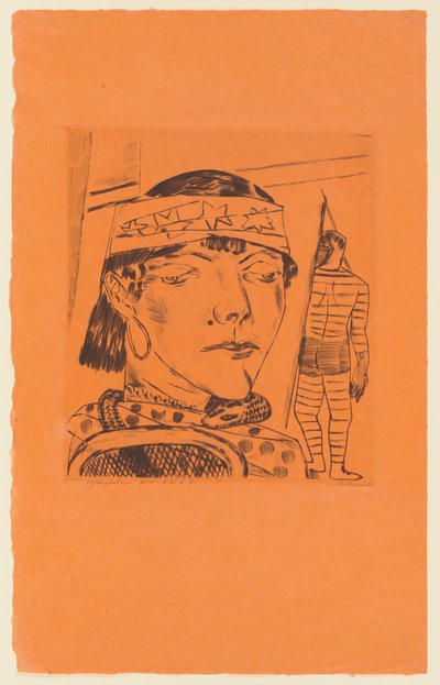 Tafel 10 der Serie: Jährlicher Jahrmarkt da Max Beckmann