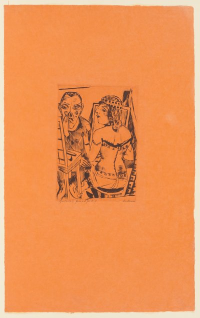Tafel 2 der Serie: Jährlicher Jahrmarkt da Max Beckmann