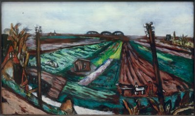 Paesaggio polder con Hembrug da Max Beckmann
