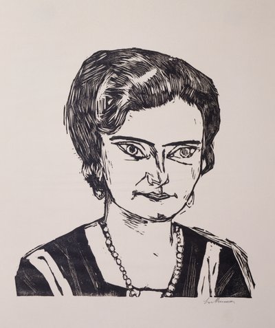 Ritratto di Frau HM (Naila) da Max Beckmann