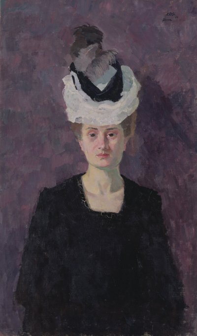 Ritratto di Frau Minna Tube-Beckmann da Max Beckmann