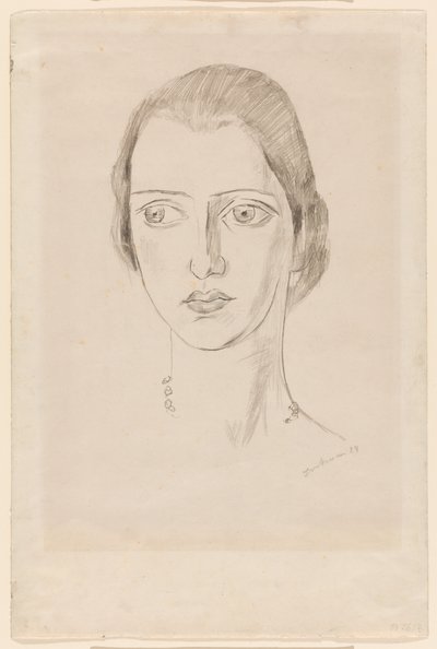Ritratto di Marie-Louise von Motesiczky da Max Beckmann