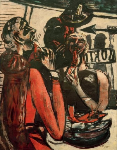 Prunier (Nel ristorante Prunier, Parigi) da Max Beckmann