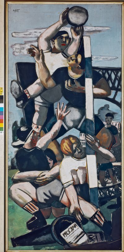 Giocatore di rugby da Max Beckmann