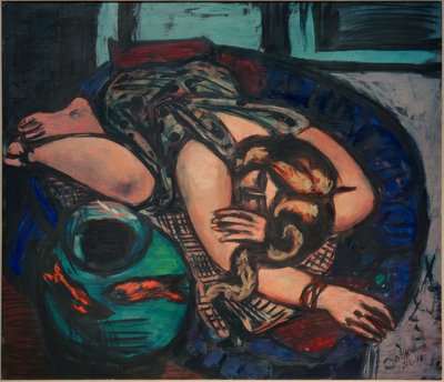 Ragazza a riposo da Max Beckmann