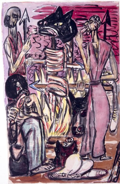 Pasto sacrificale da Max Beckmann