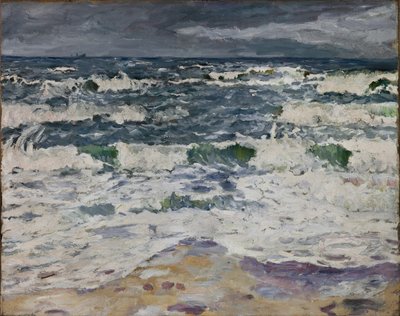 Paesaggio marino, 1907 circa (olio su tela) da Max Beckmann