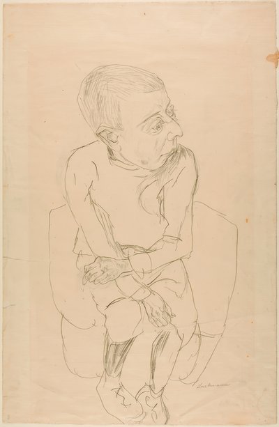 Ragazzo seduto da Max Beckmann