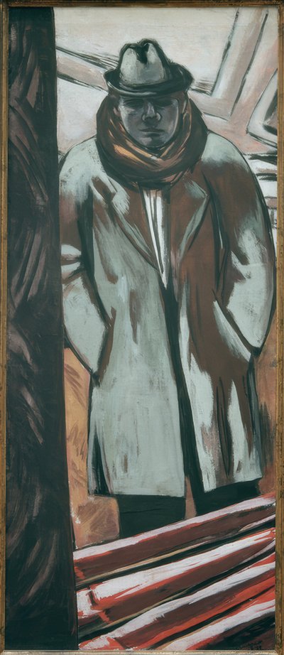 Autoritratto in hotel da Max Beckmann