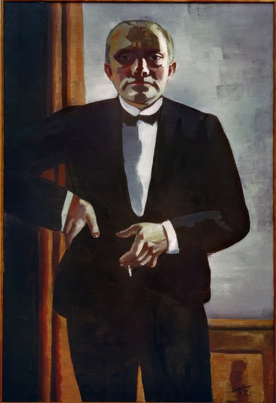 Autoritratto in smoking da Max Beckmann
