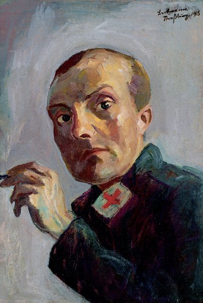 Autoritratto come infermiere da Max Beckmann