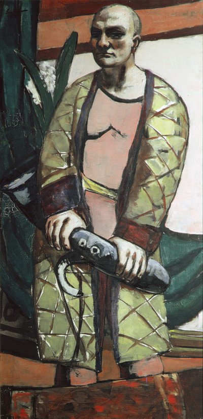 Autoritratto con un sassofono da Max Beckmann
