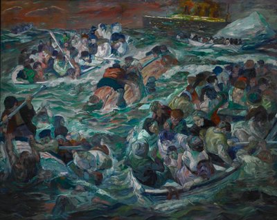 Affondamento del Titanic da Max Beckmann