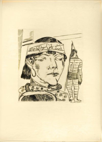 Snake Lade, tavola dieci da Jahrmarkt da Max Beckmann