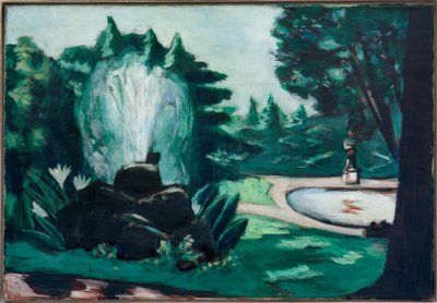Fontana a Baden-Baden da Max Beckmann