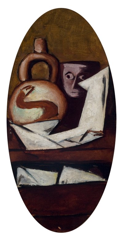 Natura morta (con figura messicana) da Max Beckmann