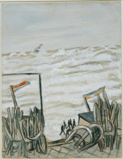 Spiaggia con marea alta da Max Beckmann