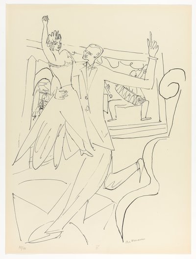Tango, tavola quattro da Day and Dream da Max Beckmann