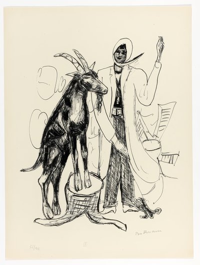 Il cervo, tavola nove da Day and Dream da Max Beckmann