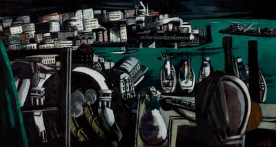 Il porto di Genova da Max Beckmann