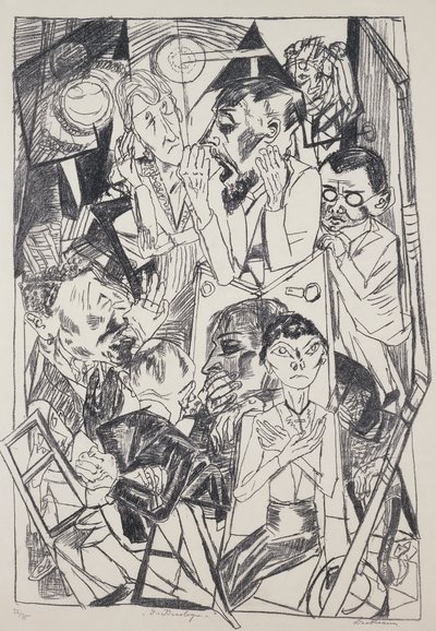 Gli ideologi da Max Beckmann