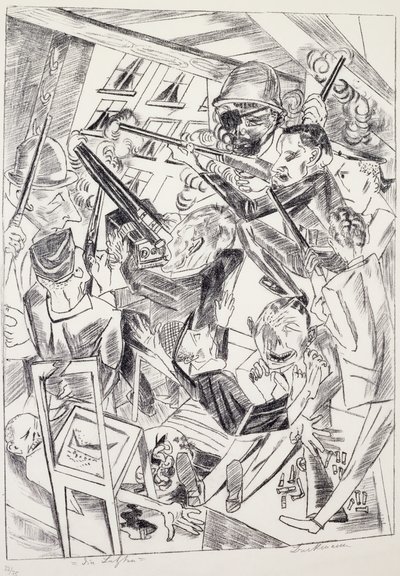 Gli ultimi, di Max Beckmann da Max Beckmann
