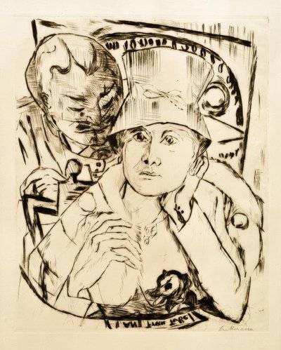 Palco del teatro da Max Beckmann