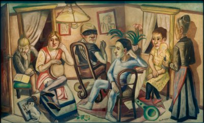 Prima del ballo in maschera da Max Beckmann