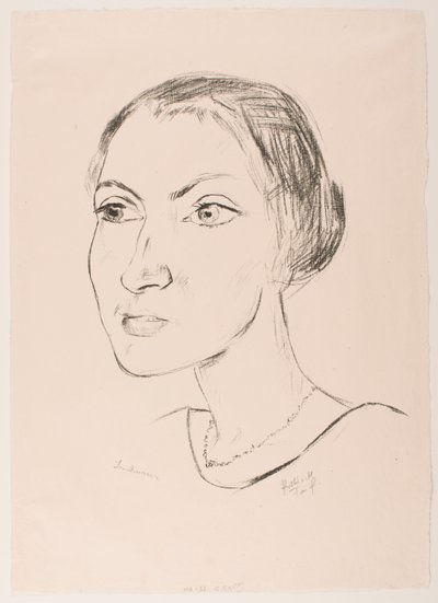Donna con collana (signora Parcus) da Max Beckmann