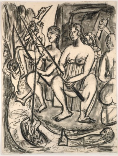Donne che pescano da Max Beckmann